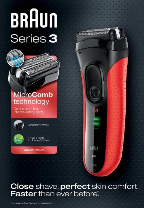 Электробритва Braun 3030R Другие цвета photo 3