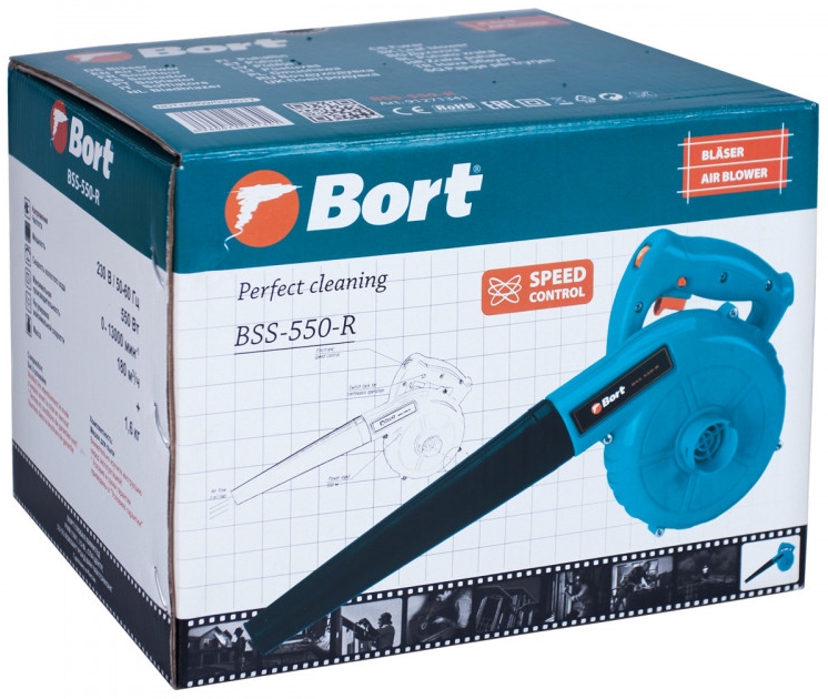 Садовый пылесос-воздуходувка Bort BSS550R photo 3