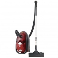 Пылесос с контейнером Daewoo RCC-220R, 1200 Вт, 80 дБ, Бордовый 