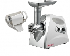 Мясорубка Saturn STFP8090T, 1200 Вт, Белый thumbnav 1