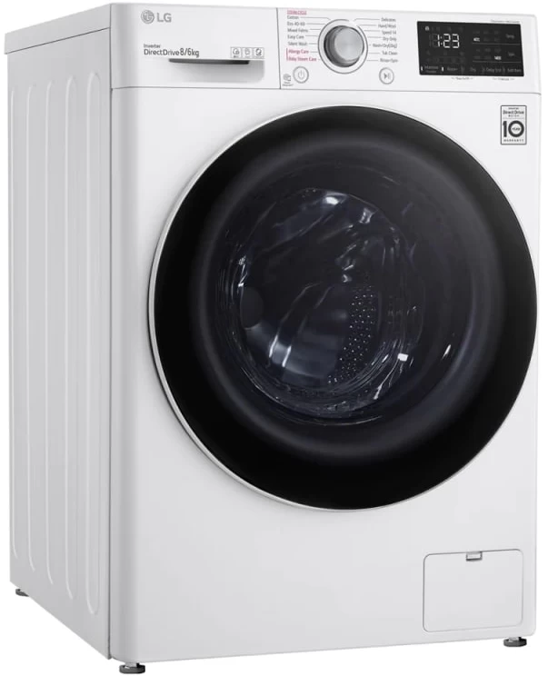 Cтирально-сушильная машина LG F4DV328S0U 8 кг /1400 об/мин /B /Белый photo 2