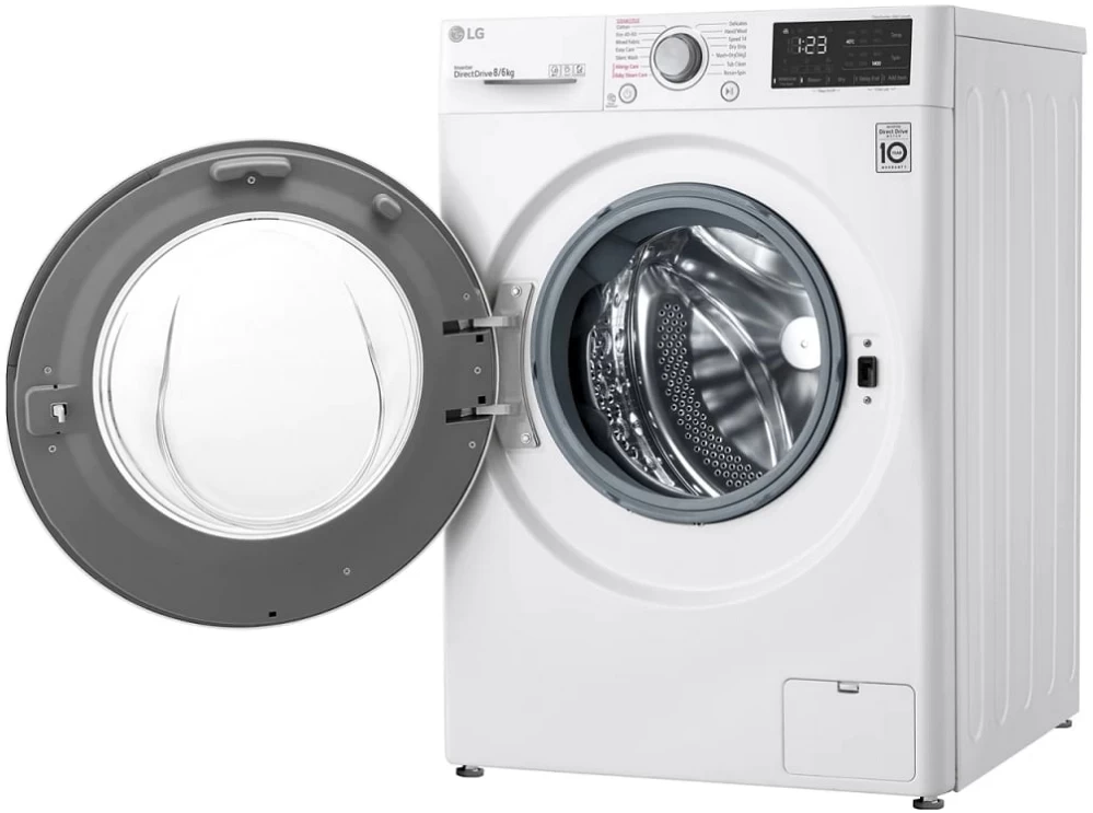 Cтирально-сушильная машина LG F4DV328S0U 8 кг /1400 об/мин /B /Белый photo 3