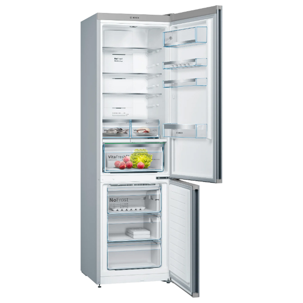Холодильник двухдверный Bosch KGN39LB30U / 366 л / 203 см / E / Черный photo 2