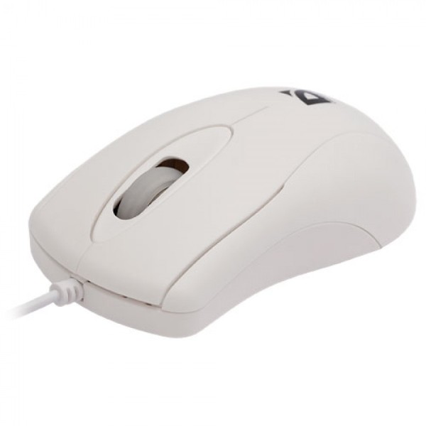Mouse Defender Flagman 110W Alb / Optic / Alb photo 1 Mouse Defender Flagman 110W Alb / Optic / Alb photo 1