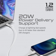 Cablu USB Type-C - Lightning Promate AISPOWERLINECI120W thumbnav 3