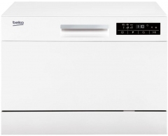 Masina de spalat vase Beko DTC36610W, 6 programe, 55 cm, A, Alb thumbnav 1