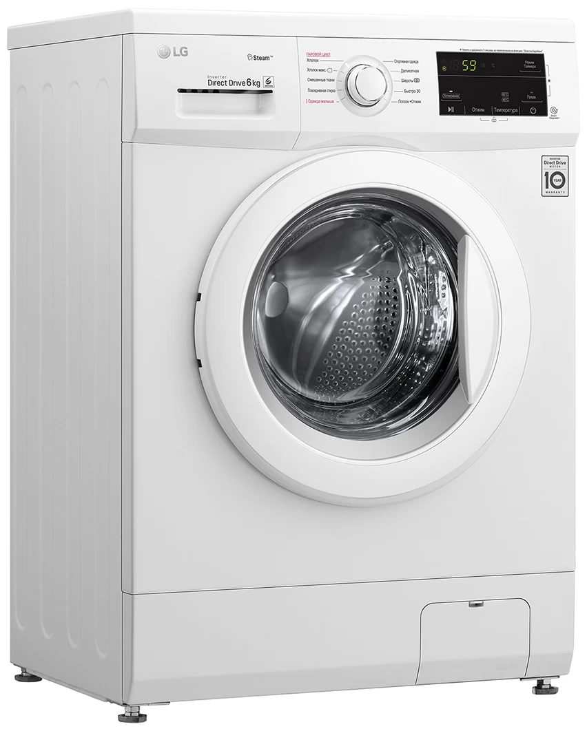 Стиральная машина LG F2J3NS0W 6 кг / 1200 об/мин / A / Белый photo 4