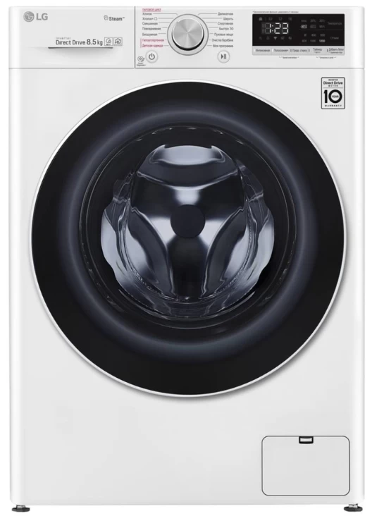 Стиральная машина LG F2V5GS0W 8.5 кг / 1200 об/мин / A / Белый photo 1