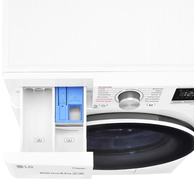 Стиральная машина LG F2V5GS0W 8.5 кг / 1200 об/мин / A / Белый photo 9