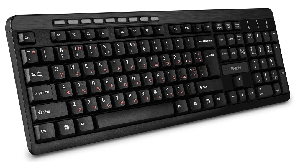 Tastatura + mouse Sven KB C3400W / Fara fir photo 10