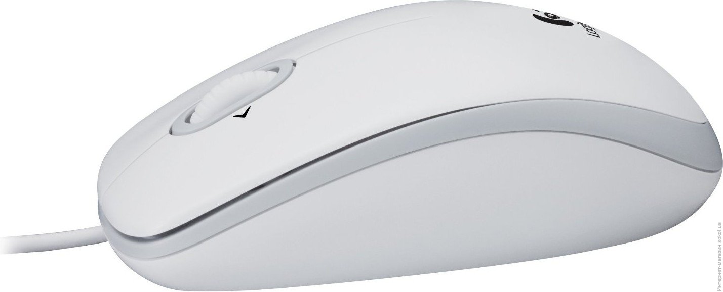 Проводная мышь Logitech M100 Белый / Оптическая / Белый photo 3