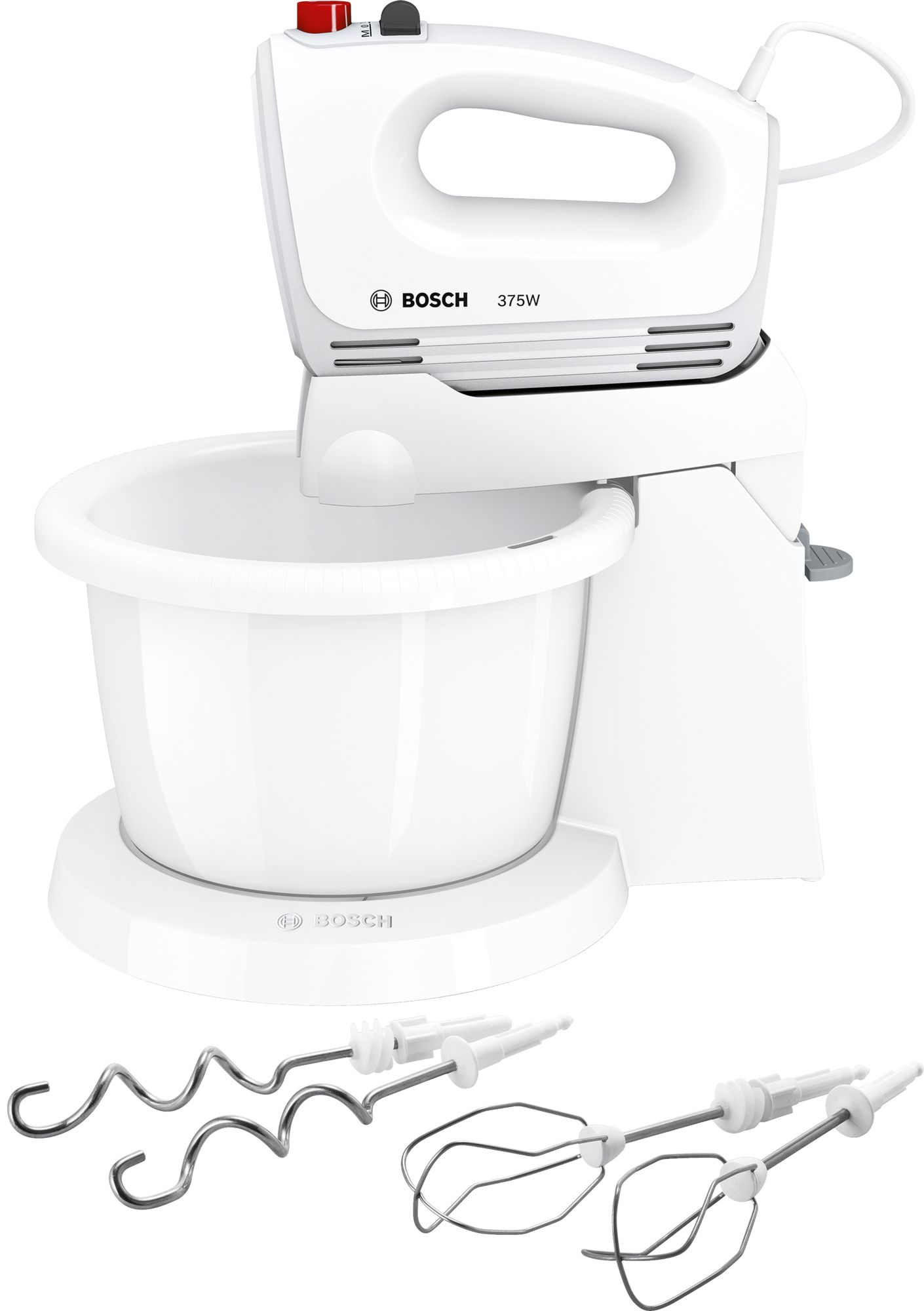 Mixer Stationar Bosch MFQ2600W / 4 viteze / Alb photo 5