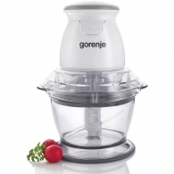 Измельчитель Gorenje S500W, 600 мл, 520 Вт, 1 скоростей, Белый 