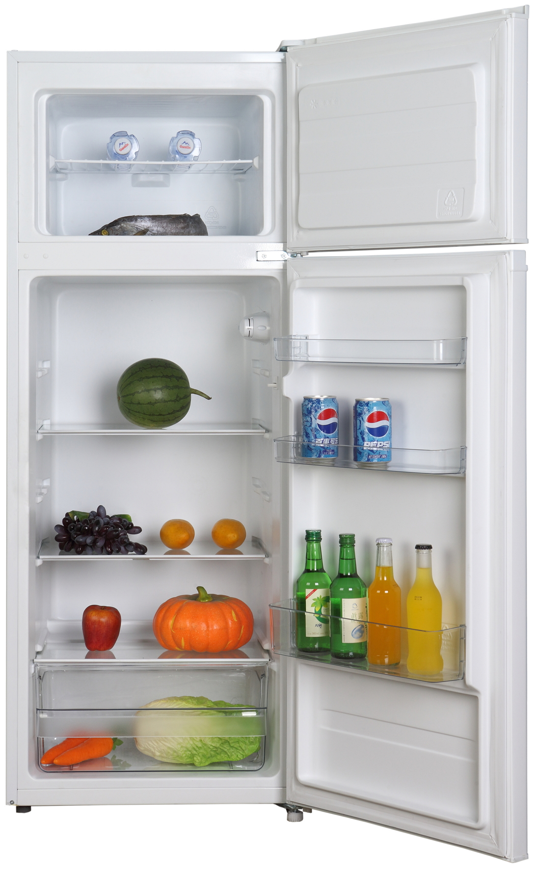 Frigider cu doua usi Midea ST160 / 235 l / 160 cm / A+ / Alb photo 2