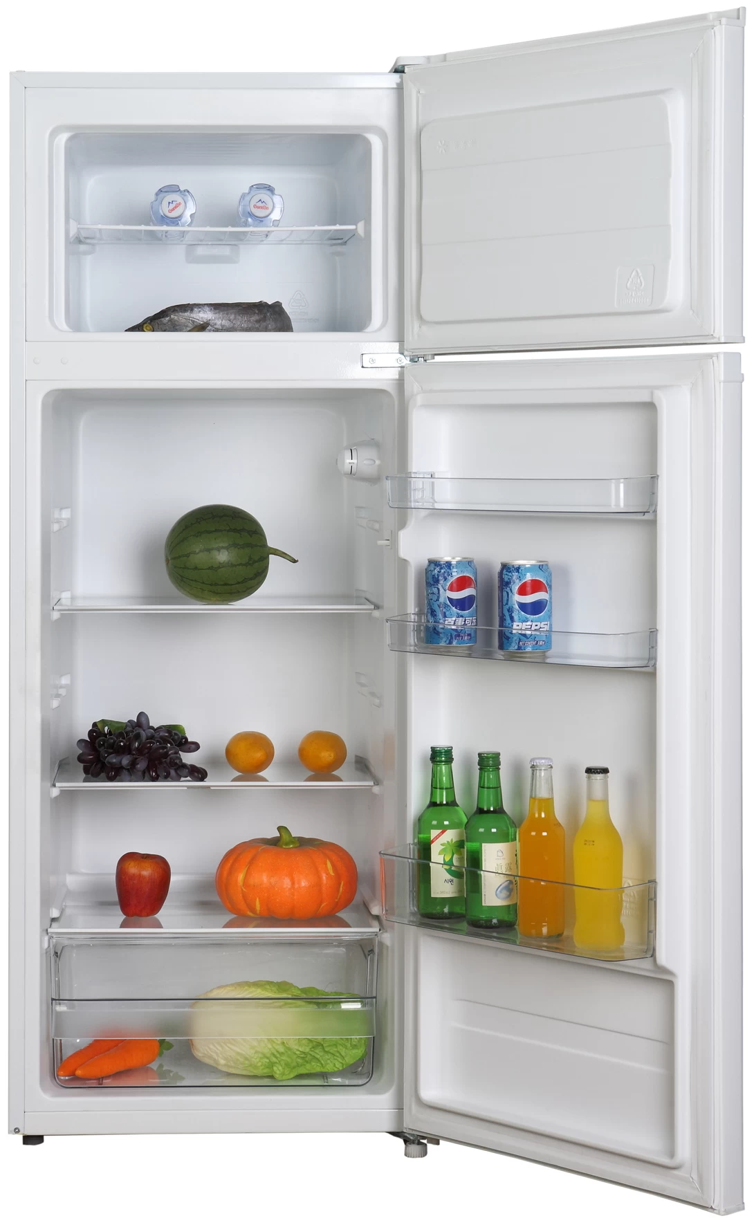 Frigider cu doua usi Midea ST160 / 235 l / 160 cm / A+ / Alb photo 2