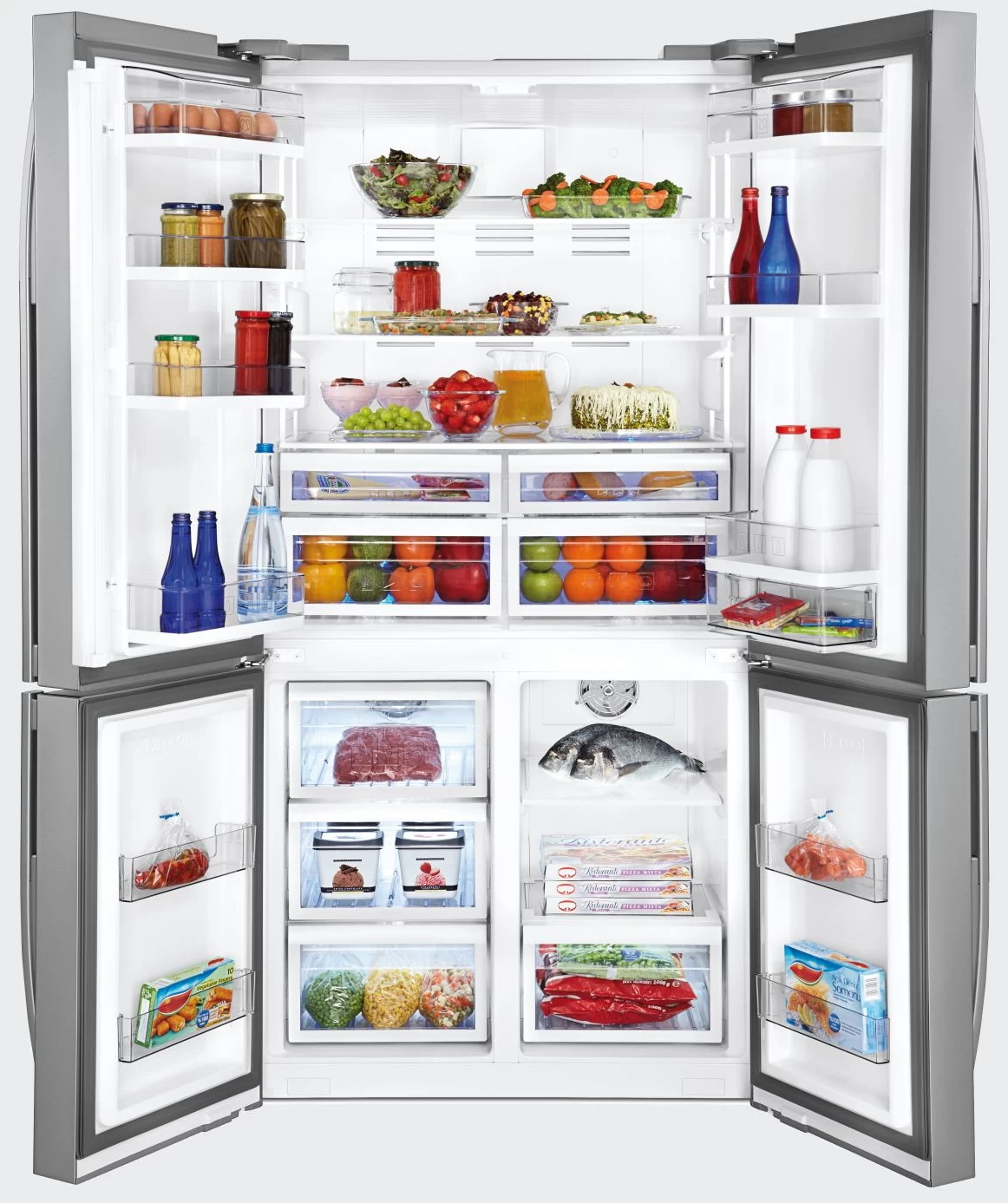 Frigider Side-by-Side Beko GNE114780X / 750 l / 185 cm / A+  photo 4