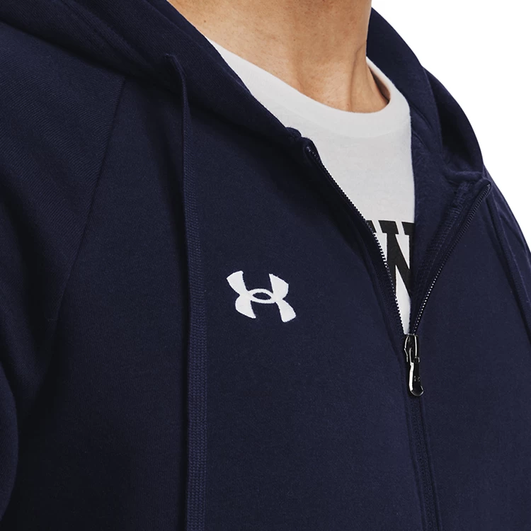 Hanorac pt bărbați Under Armour UA Rival Fleece FZ Hoodie L-T Albastru photo 4