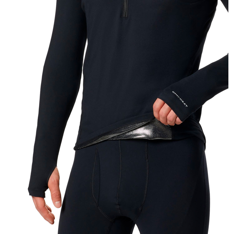 Термобельё Columbia Midweight Stretch Long Sleeve Half Zip XXL Черный Мужской photo 4