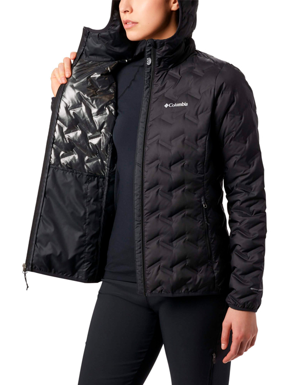 Куртка Columbia Delta Ridge Down Hooded Jacket L Черный Женский photo 3