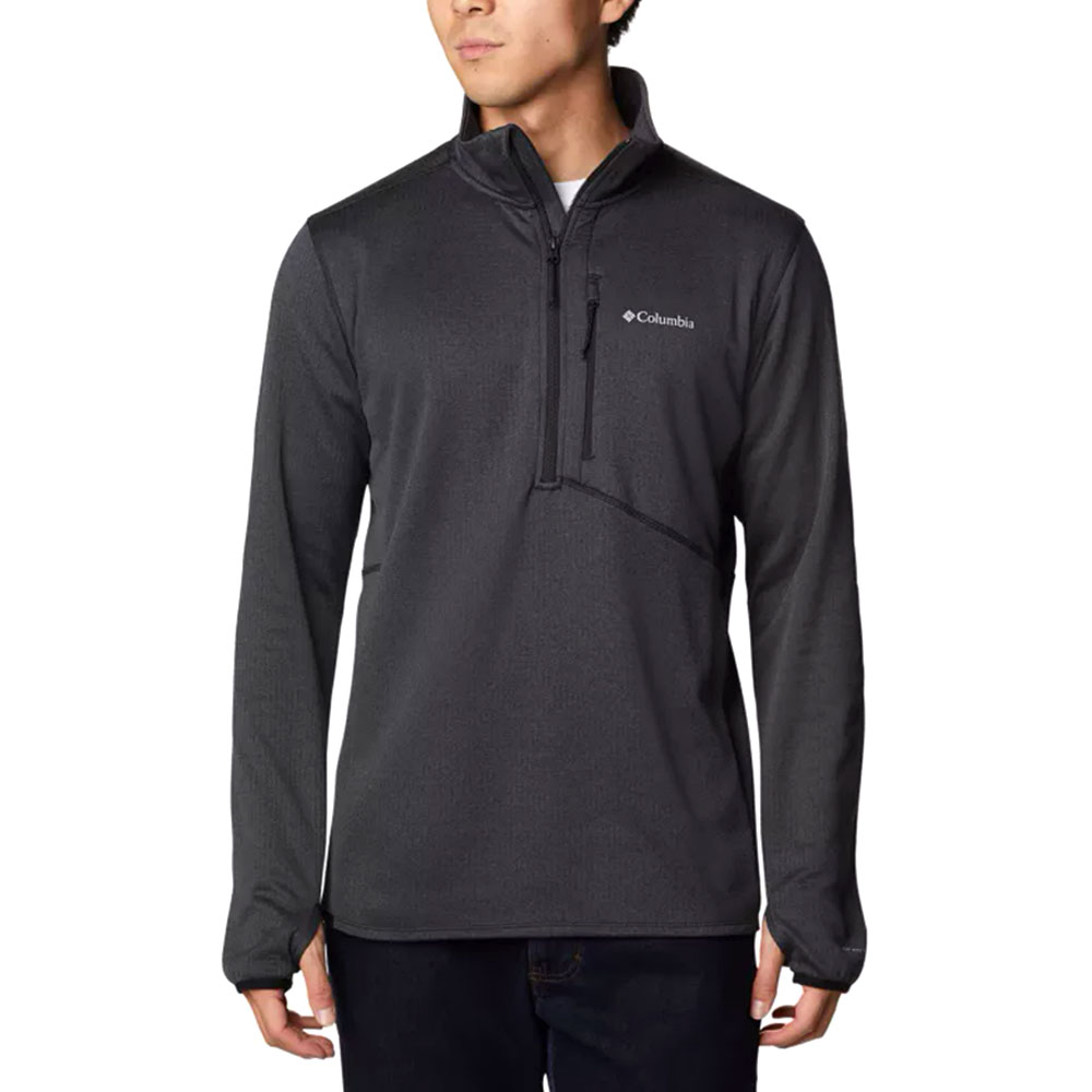 Hanorac pt bărbați Columbia Park View Fleece Half Zip S Negru photo 1 Hanorac pt bărbați Columbia Park View Fleece Half Zip S Negru photo 1