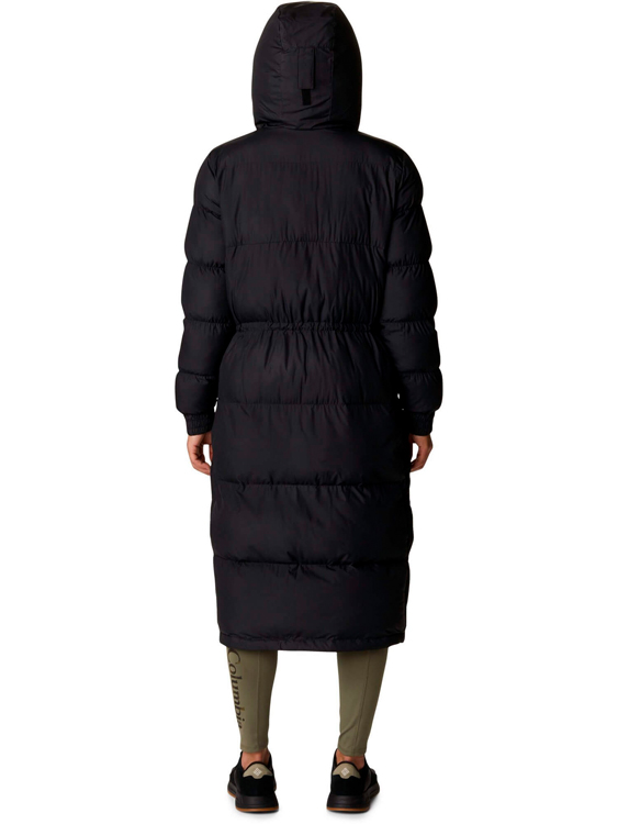 Scurta Columbia Pike Lake Long Jacket M Negru Femei photo 2
