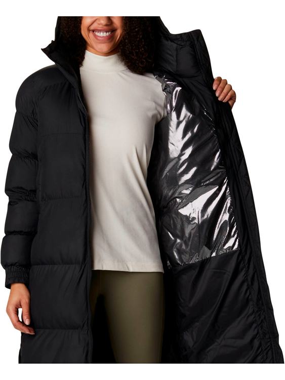 Scurta Columbia Pike Lake Long Jacket M Negru Femei photo 4