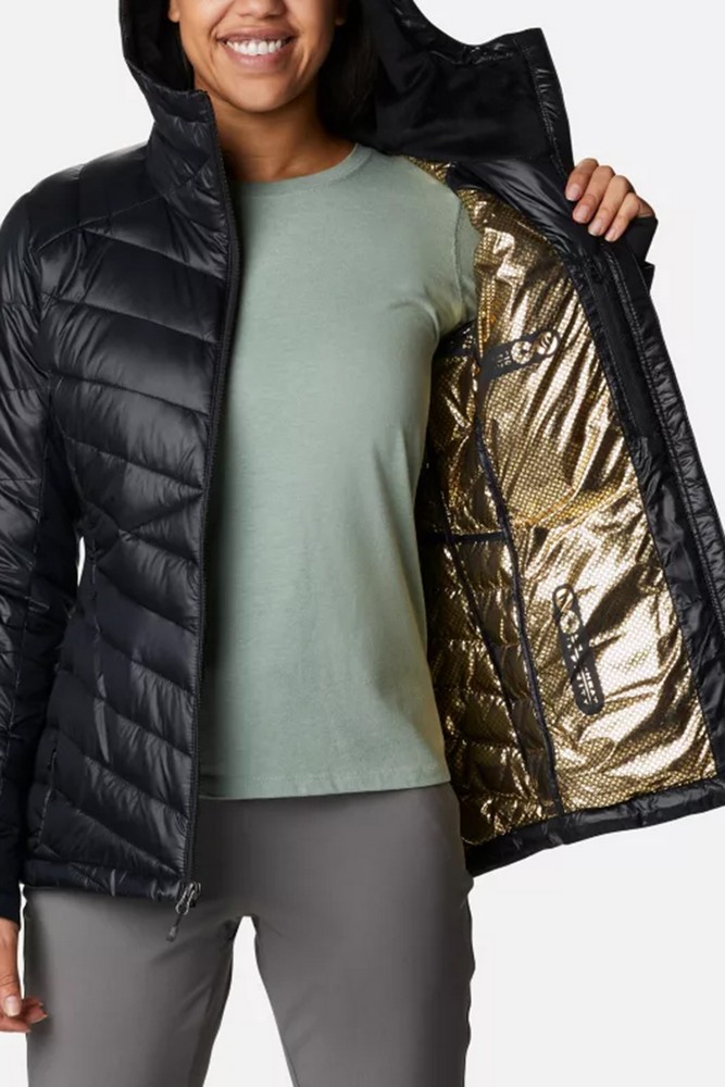 Куртка Columbia Joy Peak Hooded Jacket 40 Черный Женский photo 2