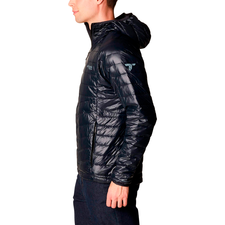 Geacă pt Barbati Columbia Platinum Peak Hooded Jacket S Negru photo 3