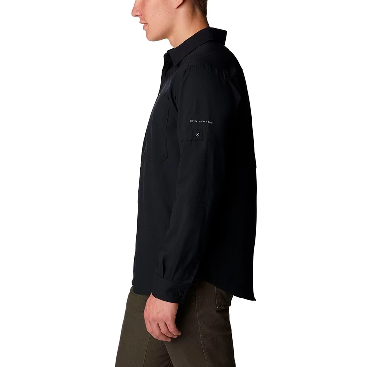 Camasa pt bărbați Columbia Silver Ridge Utility Lite Long Sleeve Shirt L Negru photo 4
