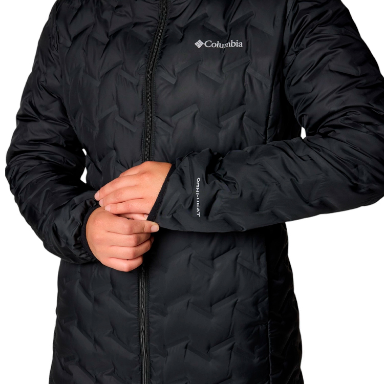 Куртка Columbia Delta Ridge II Long Down Jacket XL Черный Женский photo 5