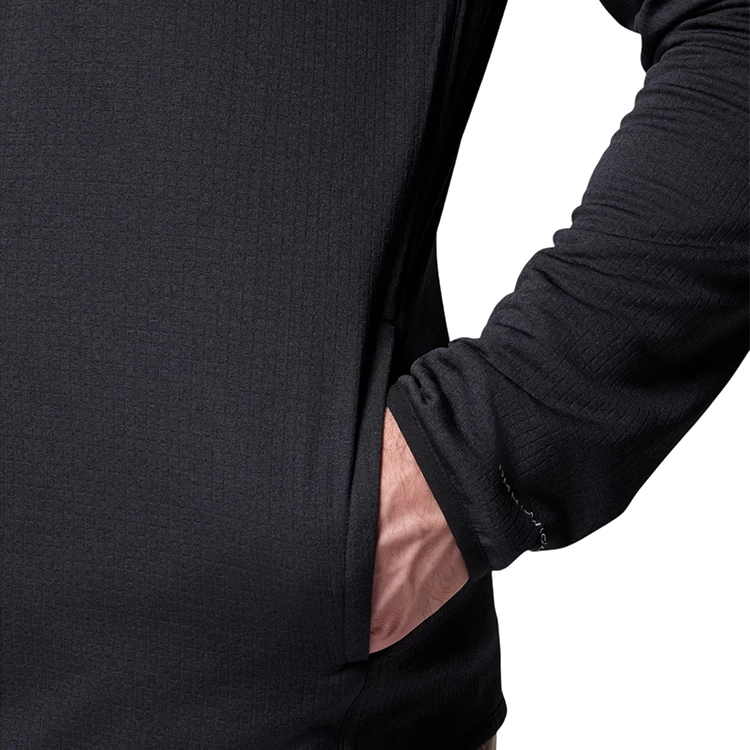 Мужская Толстовка Columbia Essential Hike Grid Fleece Full Zip S Черный photo 6