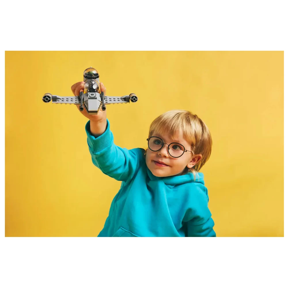 Constructor Lego Star Wars Mando and Grogu's N-1 Starfighter™ 75410 de la 4+ ani photo 5