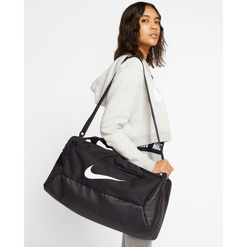 Сумка спортивная  Nike NK BRSLA S DUFF - 9.0 (41L)/BA5957-010/Черный/Белый photo 3