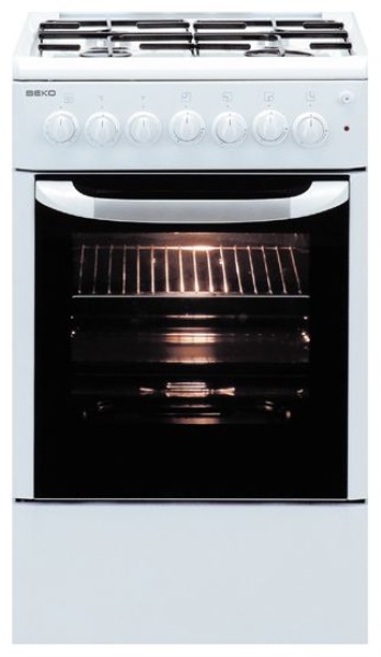 Plita de gaz Beko CS51110 / 4 arzatoare / 50 cm / Alb photo 1 Plita de gaz Beko CS51110 / 4 arzatoare / 50 cm / Alb photo 1