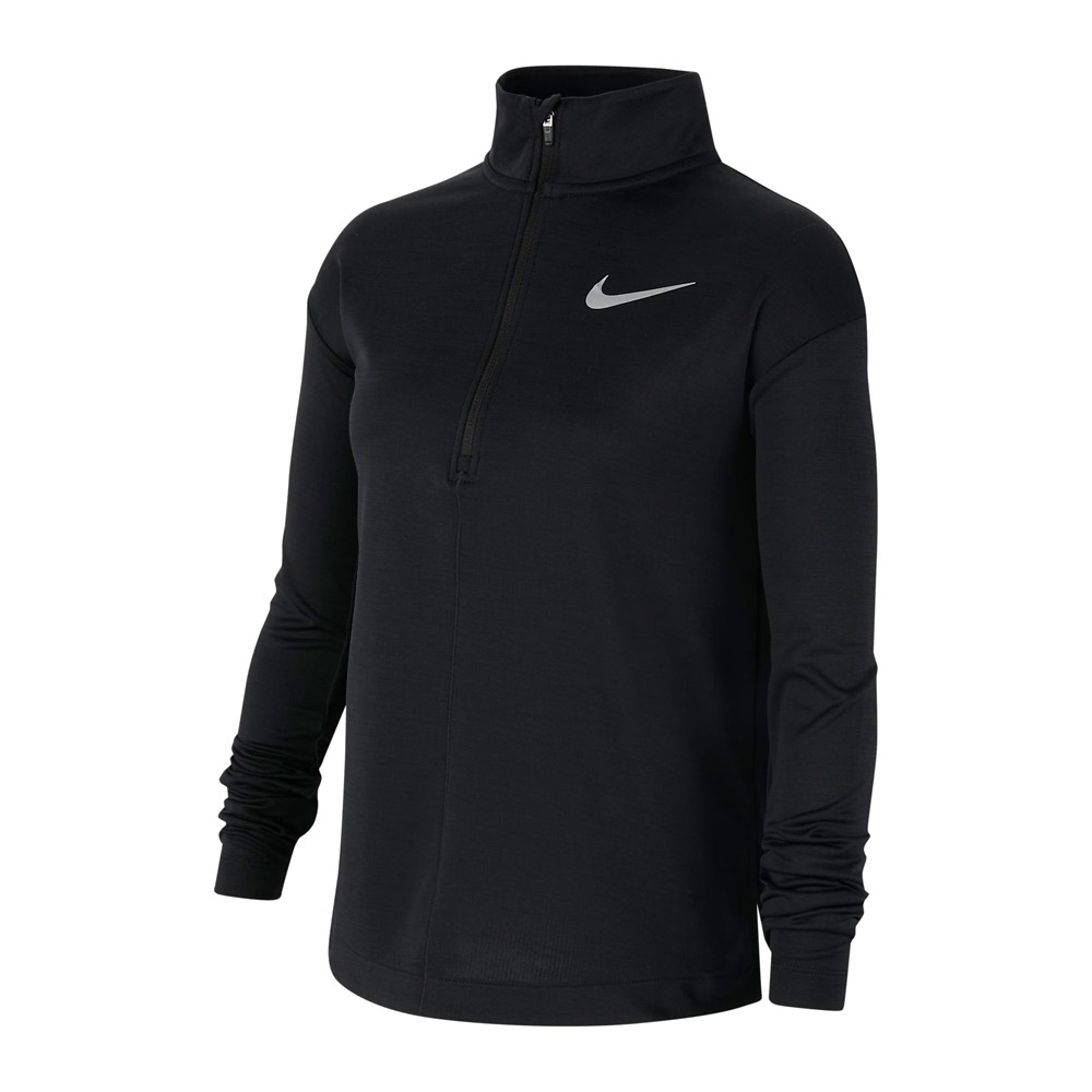Tricou Nike G NK RUN LS HZ TOP / Femei / XS / Negru photo 1