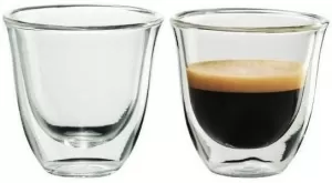 Set de pahare pentru cafea Delonghi DLSC310, 2buc, p/u espresso 60ml 