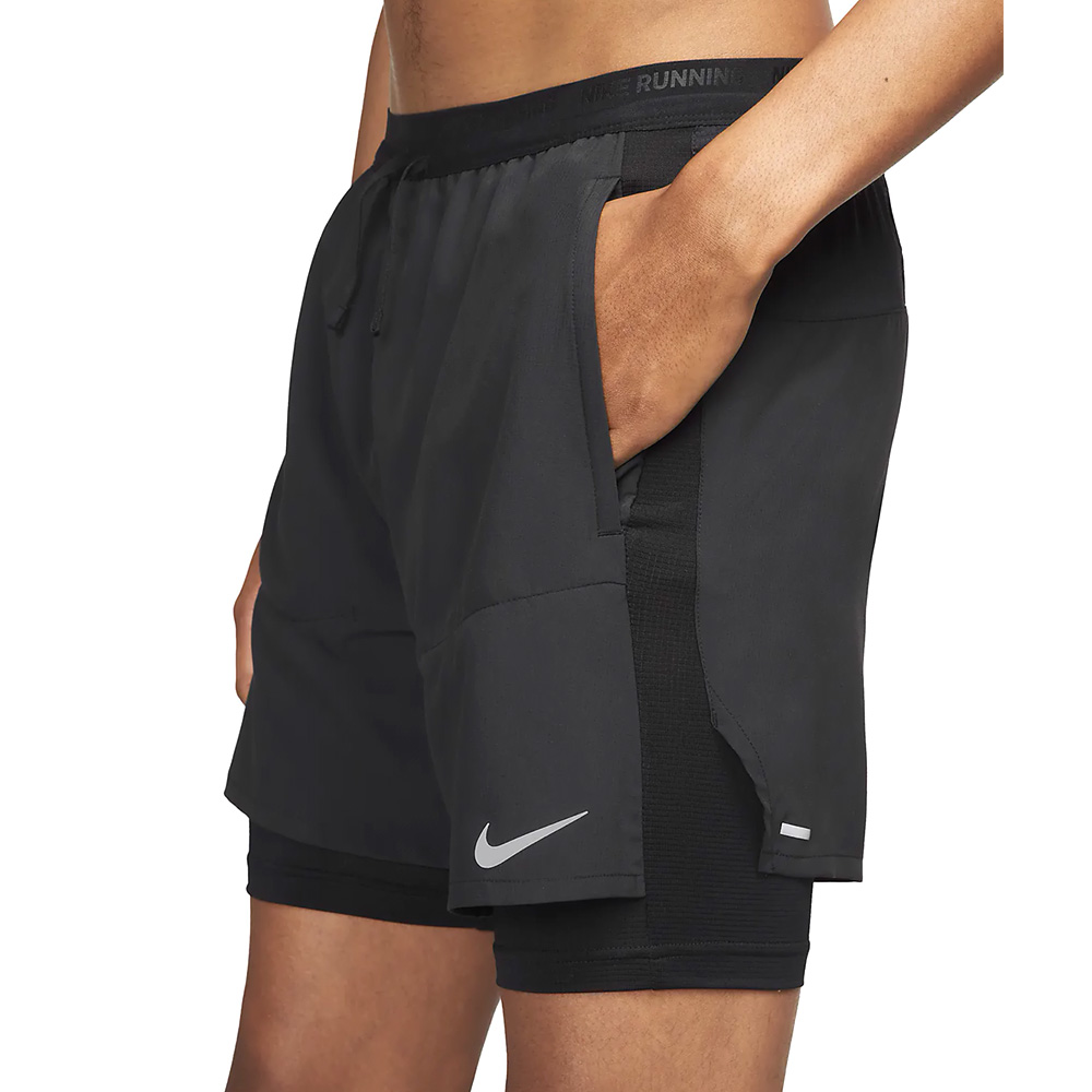 Sorti de bărbați Nike M NK DF STRIDE SHRT HYBRID 2XL Negru photo 2