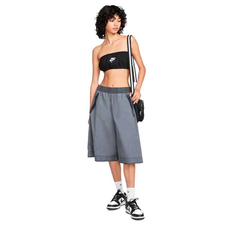 Bra sportive Nike W NSW AIR PIQUE TOP BANDEAU S Negru Femei photo 7