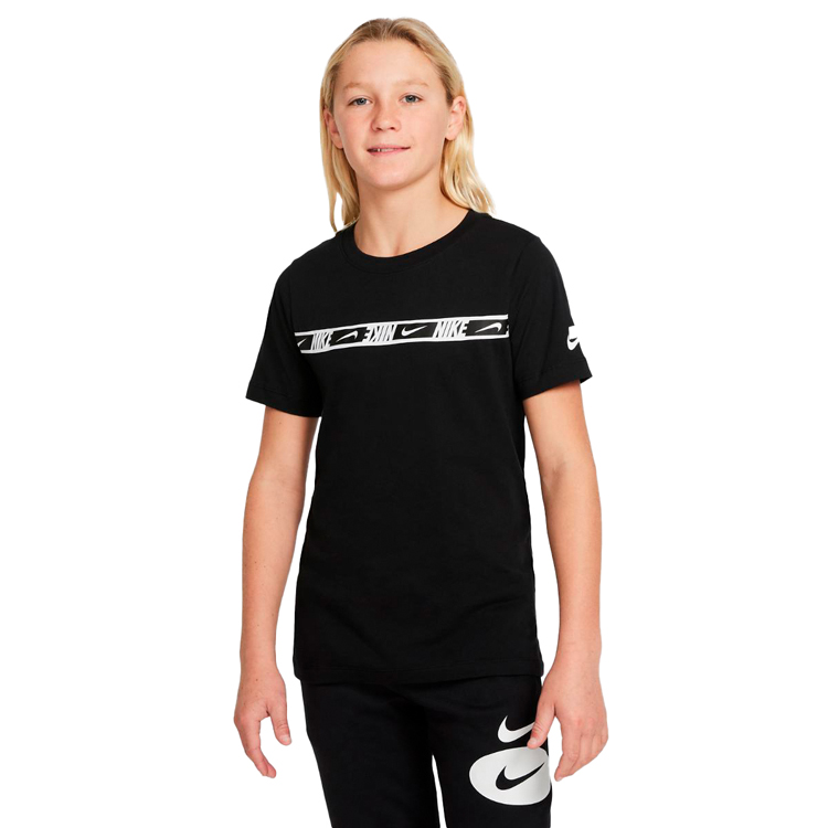 Tricou Nike B NSW REPEAT SS TOP / Barbati / S / Negru photo 1 Tricou Nike B NSW REPEAT SS TOP / Barbati / S / Negru photo 1
