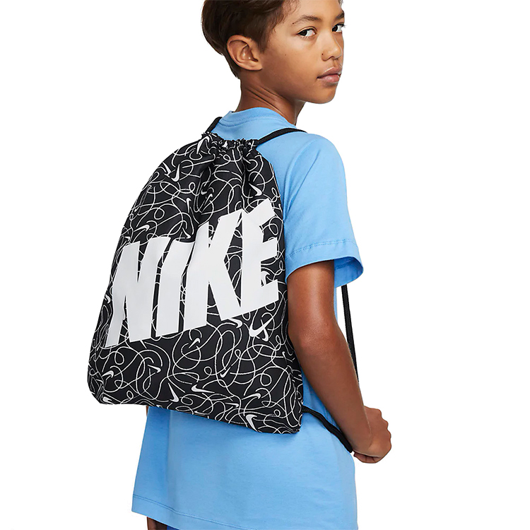 Sac p/u incaltaminte  Nike Y NK DRAWSTRING - CAT AOP 2/DR6129-010/Negru photo 2