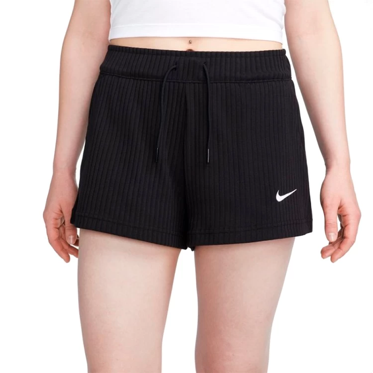 Sorti Nike W NSW RIB JRSY SHORT XS Negru Femei photo 4