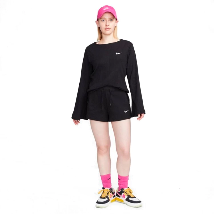Sorti Nike W NSW RIB JRSY SHORT XS Negru Femei photo 5