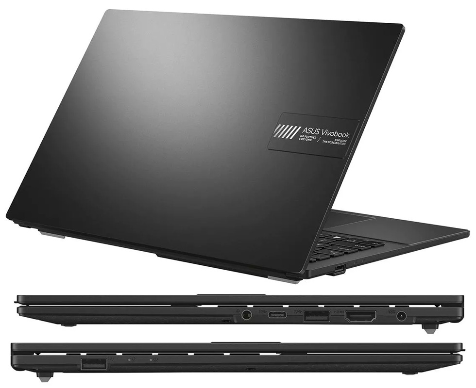 Laptop Asus Ultrabook Vivobook Go E1504FAL1010 15.6” / 8 GB / 512 GB / Ryzen 5 / Radeon Graphics / Negru photo 4