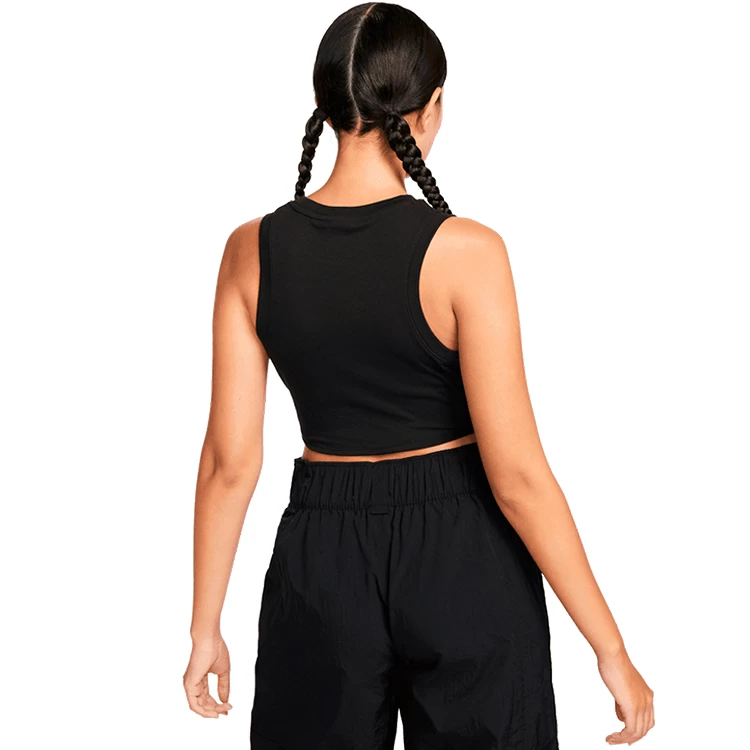 Maiou Nike W NSW ESSNTL RIB CRP TANK S Negru Femei photo 4