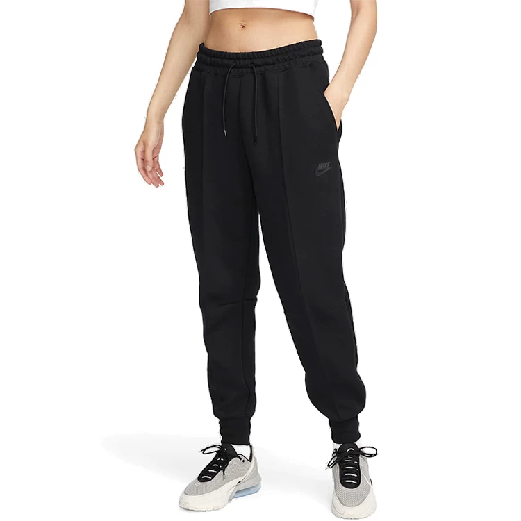 Брюки Nike W NSW TCH FLC MR JGGR S Черный Женский photo 4