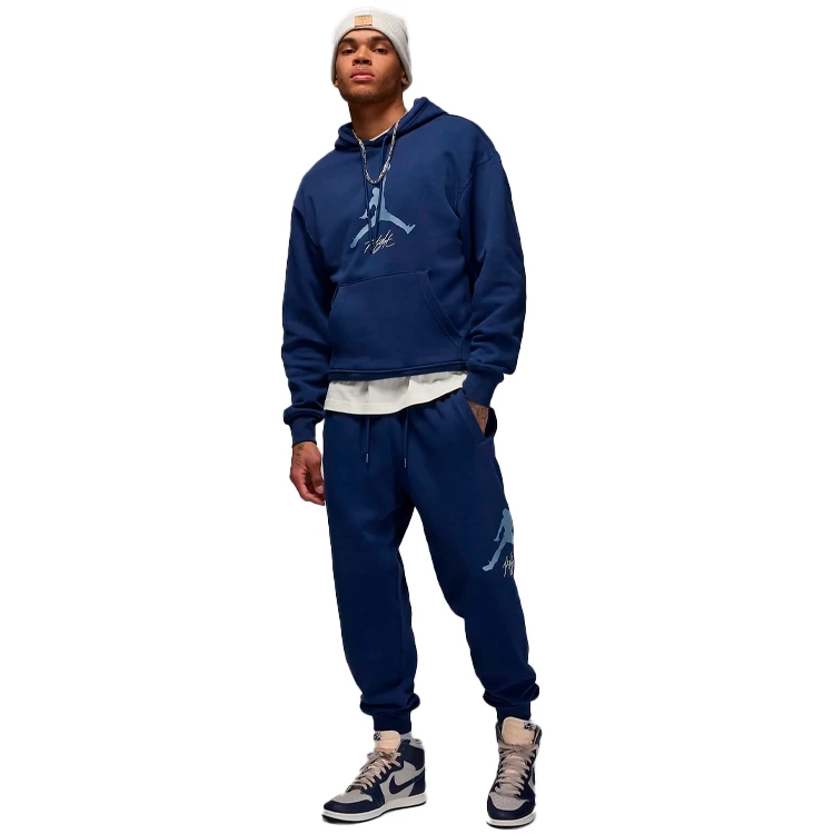 Брюки Nike M J ESS FLC BASELINE PANT S Синий Мужской photo 4