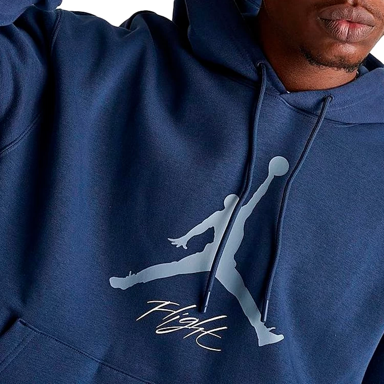 Hanorac pt bărbați Nike M J ESS FLC BASELINE HOODIE S Albastru photo 4