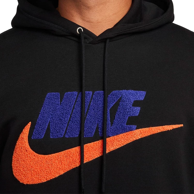 Hanorac pt bărbați Nike M NK CLUB BB PO CHNL FTRA XXL Negru photo 5