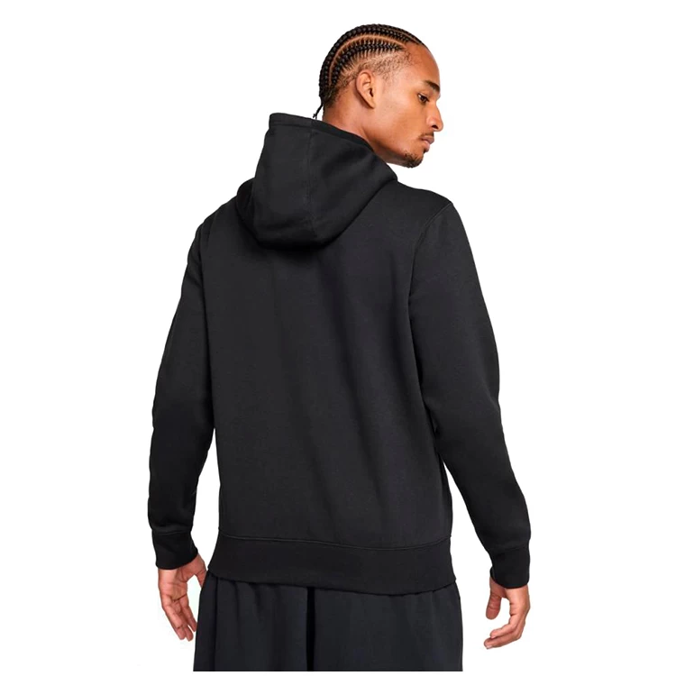 Hanorac pt bărbați Nike M NK CLUB BB FZ HOODIE L Negru photo 5