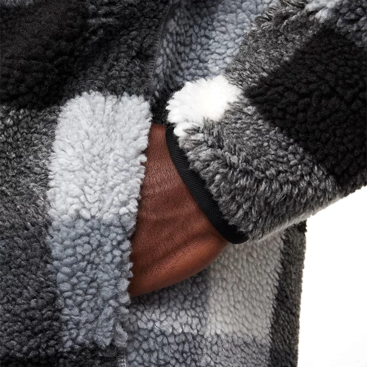 Hanorac pt bărbați Nike M NK CLUB SSNL WNTRZD AOP HZ M Gri-alb photo 4